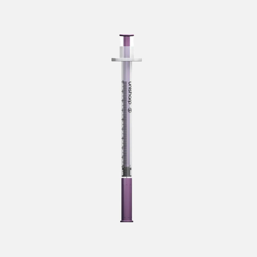 1ml Fixed 30G Purple Syringe Needle