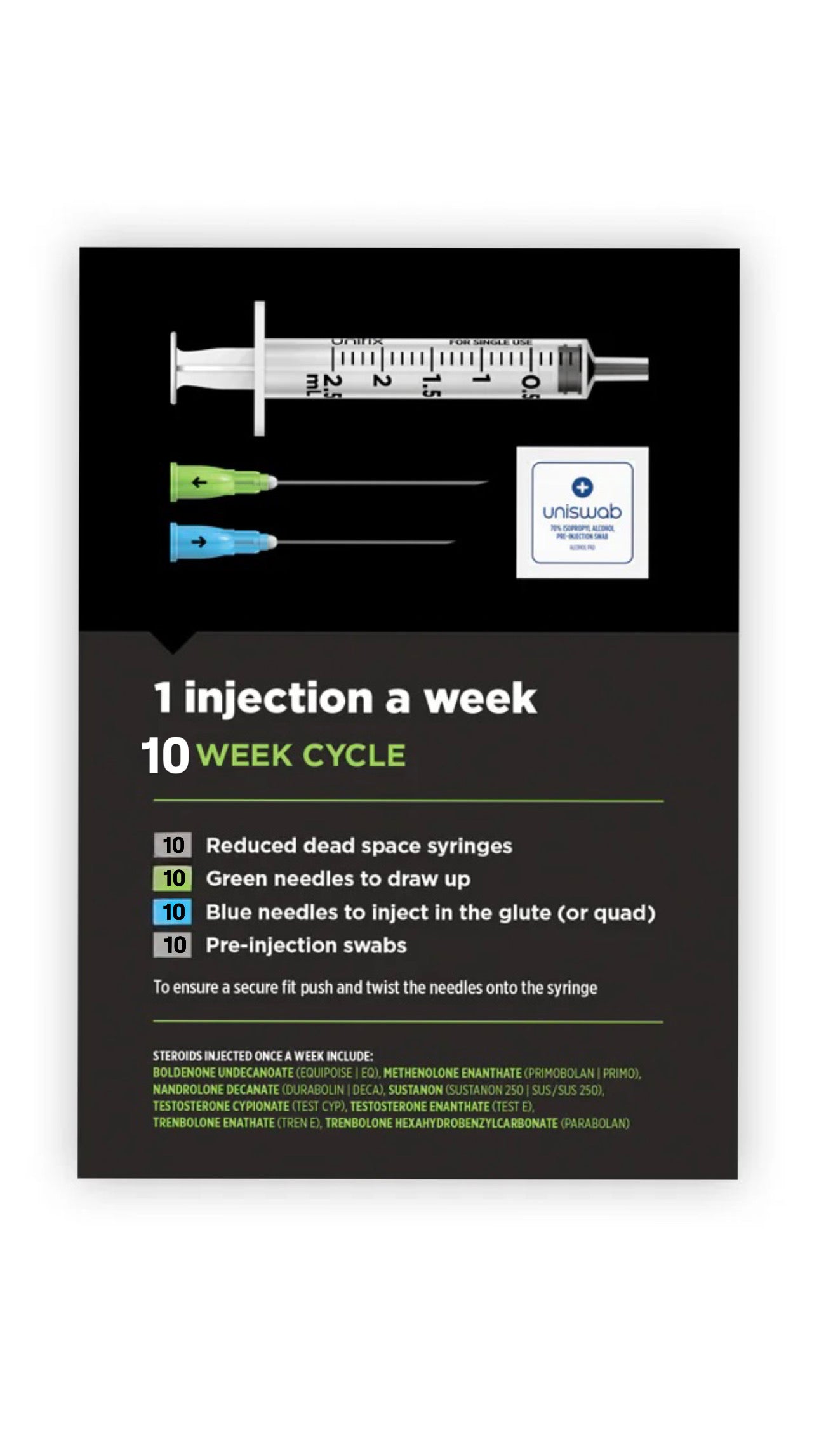 10-Week Injection Pack