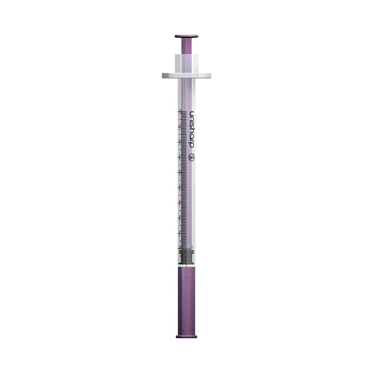 1ml Fixed 30G Purple Syringe Needle